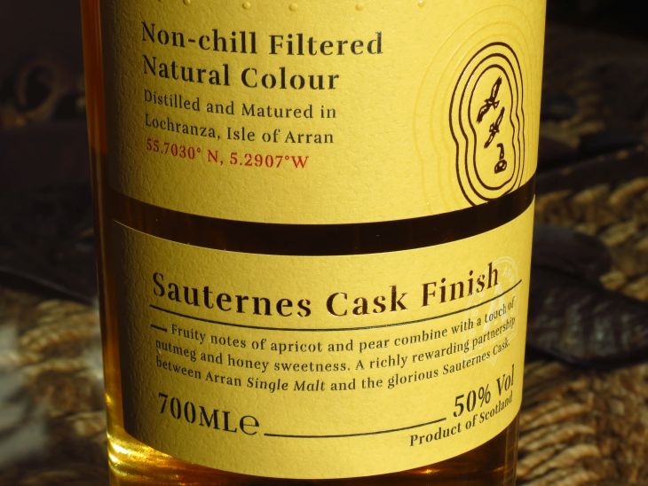 Arran Sauternes Cask Finish