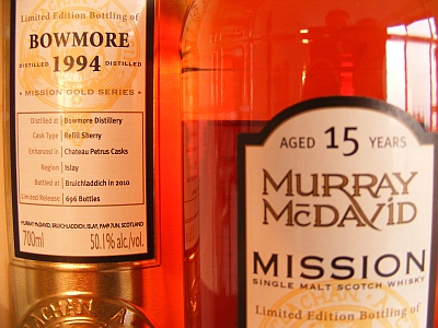 Bowmore 1994 15 MurrayMcDavid Mission Gold Series