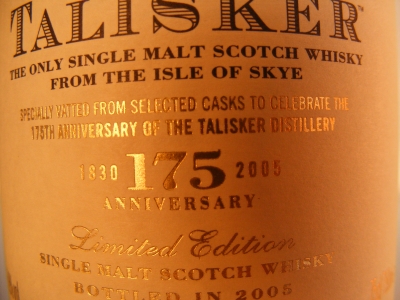 Talisker 175 Anniversary